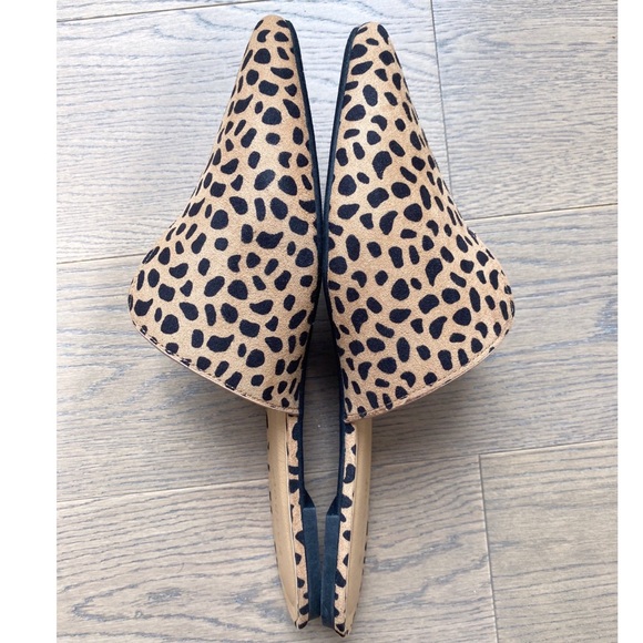 Leopard print slip on mules / flats sizes 7-10 - Picture 3 of 10